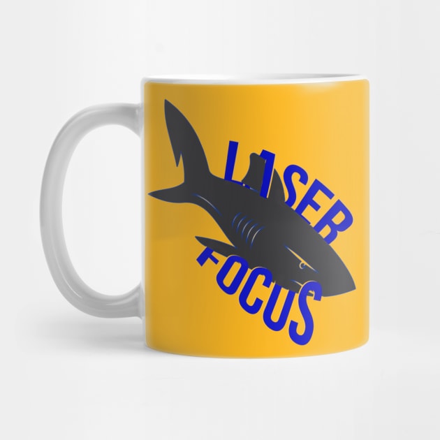 Laser Focus Shark by PopCycle